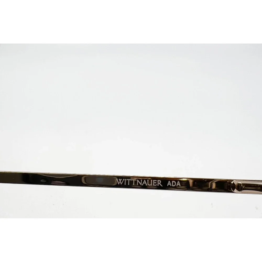 Wittnauer ADA Eyeglasses Women Pink Black Metal Square Frame 54-18-135